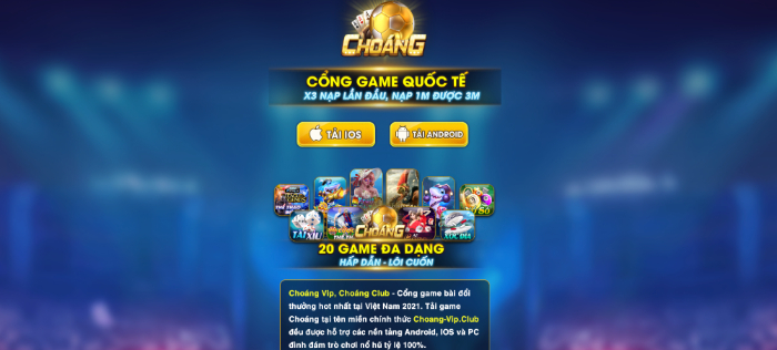 Game bài choáng tải app Choang